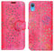 Case For iPhone XR, PU Leather Flip Wallet Phone Cover With 2 Card Slots Magnetic Closure For iPhone XR (Rose On Pink Diamond)