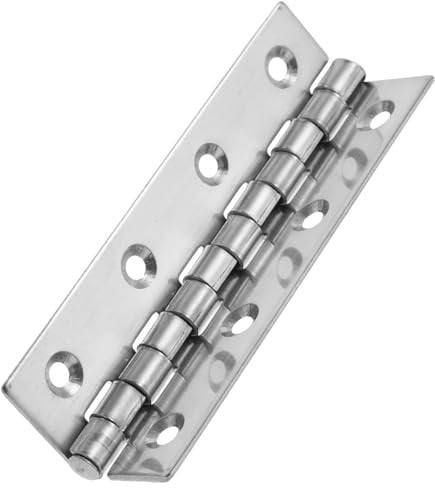 MUCKLILY Edelstahlscharniere Für Privathaushalte Klappbare Rechteckige Scharniere Mit Großer Reichweite Schranktürscharniere Für Außenbereich Tortürenscharniere Aus Edelstahl