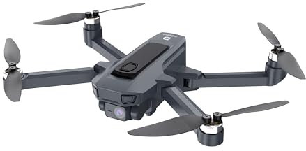 DEERC D25 Faltbare Drohne mit 1080P Kamera, RC Quadrocopter mit 5G FPV, 40 Min. Flugzeit, Optischer Fluss, Brushless Motor, 360° Flip, 3 Geschwindigkeiten, Geschenk für Anfänger & Jugend