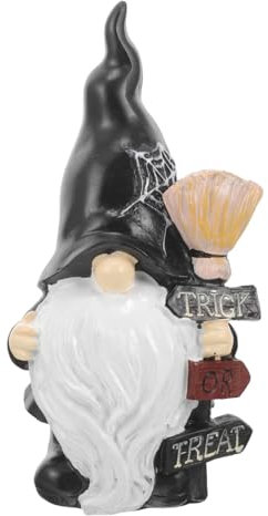 HEMOTON Statue De Nain De Jardin Résine Décoration Extérieur Figurine De Nain pour Jardin Ou Cour