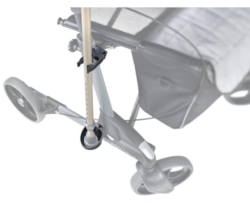 Topro Stockhalter für Troja Original, Troja Walker², Troja 5G und Olympos ATR, Fabre Grau