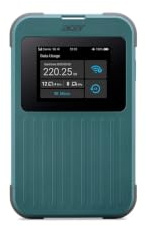 Acer Connect Enduro M4 | 5G Wi-Fi Hotspot | Wi-Fi 6 | 8000 mAh | 5G Hotspot | Wi-Fi 6 | SIM/eSIM/vSIM | 16 Geräte | 8000 mAh | IP68 | Blau