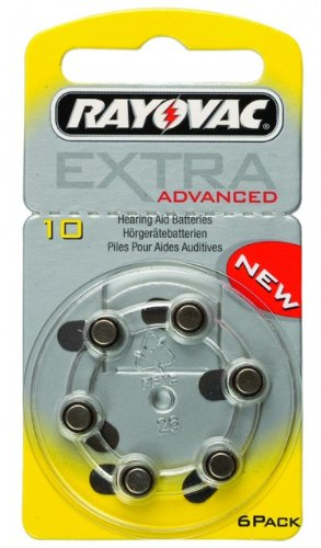 Rayovac Hearing Aid Batteries x 60 Size 10