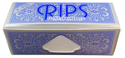 Rips Blue King Size Cigarette Rolling Papers (On a Roll) 3 Rolls.