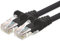 1aTTack.de Netzwerkkabel CAT 5e UTP Netzwerk Patch-Kabel mit 2x RJ45 Stecker 20m schwarz