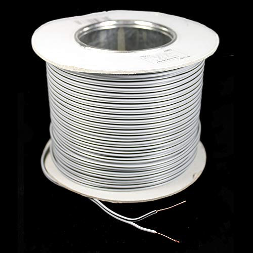 Skytronic Quality Shielded Figure 8 Speaker Cable 10m - High-Grade Flexible Twin Strand Loudspeaker Wire with Polarity Indicators for Home Audio, DJ Setups, PA System & DIY Installations