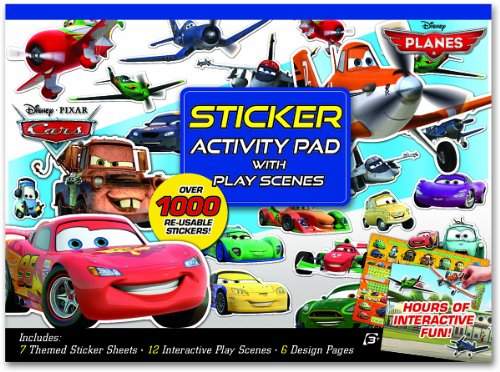 Bendon Disney Pixar Cars/Planes Ultimate Sticker Activity Pad
