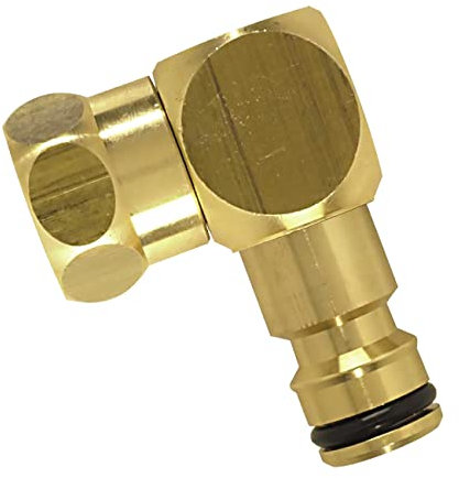 Boutt 2161506 RTCR15 - Raccordo girevole ad angolo per carrello avvolgitubo, automatico, femmina 15 x 21