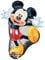 Vegaoo Ballon von Mickey Mouse aus Aluminium