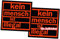 KEIN MENSCH IST ILLEGAL 10er Pack Aufkleber