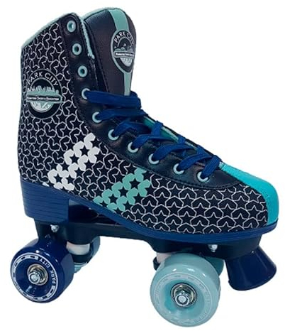KRF Kinder Special Boys Quads Retro Style Rollschuhe, blau, 38