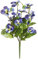 mucplants Hornveilchen Stecker 22cm blau-lila Kunstblumen künstliche Stiefmütterchen Viola