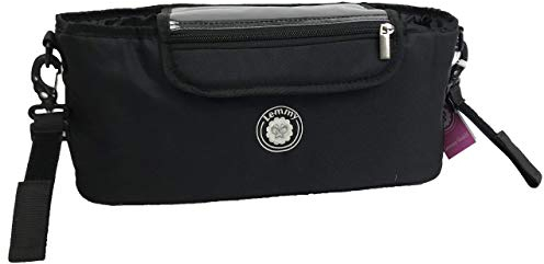 Lemmy Bollerwagen Organizer Tasche, LMYHT, Kinderwagen Organizer, Buggy Organizer(Schwarz)