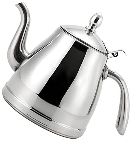 YARNOW 1stk Topf Restaurant Mit Teesieb Elektrischer Wasserkocher Dekorative Teekannen Kaffeefilter Aus Edelstahl Große Tee Kochen Singen Kleiner Ofen Rostfreier Stahl