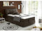 Lomadox Boxspringbett 120x200 cm Hotelbett Einzelbett Jugendbett elektrisch verstellbar in Artemis 7 Mokka