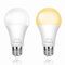 SCNNC LED Glühbirne E27 mit Dämmerungssensor 12W 1200LM Warmweiß 3000K, Ersetzt 100-120Watt, Automatische On/Off LED E27 Lampe mit Tageslichtsensor für Korridor Garten Patio Veranda Treppen, 2 Stück