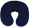 VIRSUS 1 Cuscino per il collo da viaggio in memory foam ortopedico, ideale per la cervicale, comodo e morbido relax in auto treno aereo Vari Colori (Blu)