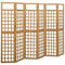 Tidyard 6-TLG. Paravent Spalier Rankgitter Rankhilfe Holzgitter Zusammenklappbar Raumteiler Trennwand Spanische Wand Massivholz Tanne 242,5x180 cm