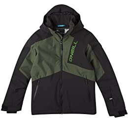 O'Neill Europe Boy's Hammer Jacket, Forest Night Colour Block, 140