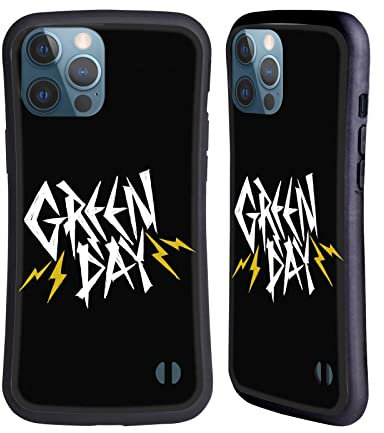 Head Case Designs Officially Licensed Green Day Bolts Graphics Hybrid Case Compatible With Apple iPhone 13 Pro Max