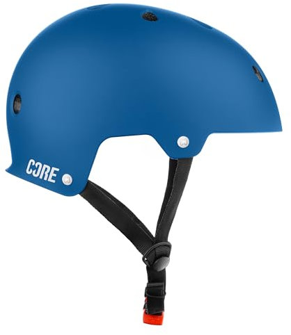 CORE Protection Action Sporthelm, Skate/BMX/Bike/MTB/Skateboard/Roller, Marineblau, Größe S/M