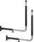 Coffre de Toit de Voiture, Support Mural Pliable Télescopique 50KG Portant Kayak Crochets de Rangement Cintre pour Canoës Planche de Surf Côté