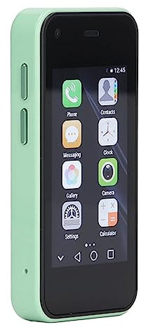 Gavigain Mini Smartphone 3G avec étui, écran De 2.5 Pouces, Téléphone pour Enfants, WiFi, GPS, 1 Go De RAM, 8 Go De ROM, Caméra 5mp, Quad Core, Double SIM(Vert)