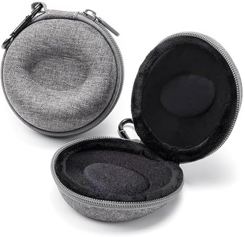 Hungpure Reise-Uhrenetui, 2 Stück, Geschenk-Box mit Reinigungstuch und tragbarer Schnalle, für Damen und Herren, Smartwatch-Tasche (2, grau)