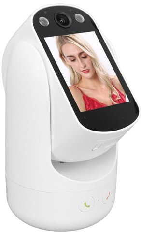 Sxhlseller Zwei-Wege-Videokamera, 7,1 cm (2,8 Zoll) Bildschirm, Indoor-Heim-Nanny-Kamera mit 360°-Panoramakopf, Bewegungs-Tracking-Kamera, Nachtsicht für Kinder, ältere Haustiere