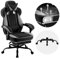 WOLTU Gaming Stuhl Stoff Atmungsaktiv Bürostuhl Gaming Chair Ergonomisch mit Lendenkissen, Gamer Stuhl 150 kg Belastbarkeit PC-Stuhl mit Große Rückenlehne & Sitzfläche, Schwarz + Grau