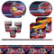 Cars Birthday Decorations Cars Party Tableware Set,Car Party Supplies for Boys birthday,Car Tableware Decoration for Kids Includes Plates Napkins Tablecloths For 10 Guests 51pcs