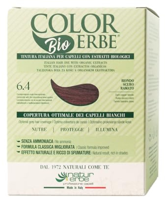 Tinte Hierbas Orgánico Rubio Oscuro Cobre (6.4)