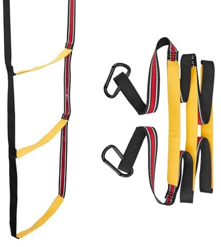 3 Step Boat Rope Ladder, Marine Rope Ladder, Portable Boat Rope Ladder Extension,Fishing Rope Boarding Ladder, Swim Ladder For Sail Boat,Kayak, Canoeing