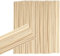 100 Pcs Batonnet en Bois, Baguette Bois, 300mm x 5mm Bâtonnets de Bois, Bâtonnets en Bois pour Bricolage, Bâtonnets Bois pour Sucette Barbe à Papa, Menuiserie, Modélisme DIY