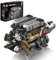 Mould King 10131 Technik W16 Motor Bausatz Bausteine Motor Modell Klemmbausteine Simulation Motors mit Vier Turbolader Engine kit für Erwachsene (952 Teile)