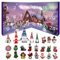 Adventskalender Weihnachtszählung, Weihnachtskalender Adventskalender Überraschung Weihnachten Cartoon Charakter Adventskalender 24 verschiedene Charaktere Weihnachten Party Favors für Erwachsene,