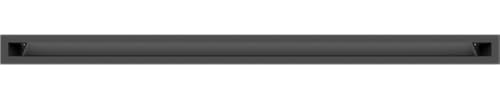 KRATKI Lüftungsgitter LUFT 6x100 schwarz Slim