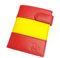 Tiendas LGP - Cartera Billetero Tarjetero Monedero, para Hombre, con los Colores de la Bandera de España, Piel de Vacuno, Fabricada en España