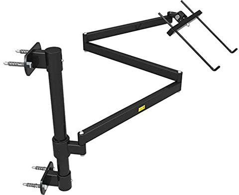 WOTZOV Support Mural pour Ordinateur Portable TV Support de Levage Pliable Support Mural de Chevet Convient pour Ordinateur TV 13-17 Pouces