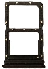 Remplacement compatible avec Huawei Honor 200 Lite LLY-NX1 Try Tray Plateau logement porte carte double SIM SIM SIM 1 + fente SIM 2 luge lecteur (Noir)