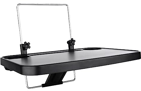 Agmoctz Car Small Table Car Dinner Plate Steering Wheel Tray Foldable Storage Universal Car Parts Component