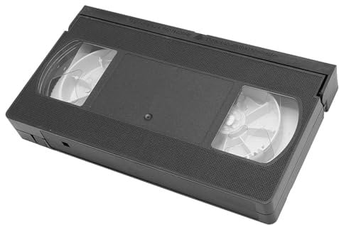 VHS/VCR Video-Tead Cleaner, Technology Dry Technology Réutilisable Cassette Cassette Head Cleaner, Nettoyage Cassette pour VCR VHS Player