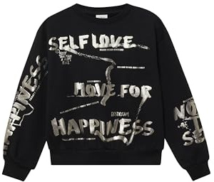 s.Oliver Kuscheliges Oversize Sweatshirt mit Folienprint