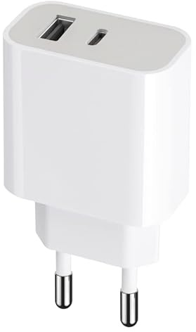 acce2s Chargeur Rapide pour Xiaomi 17 Pro Max 15T 15 Ultra 14T 17 11 Lite NE Double Ports USB C 20W