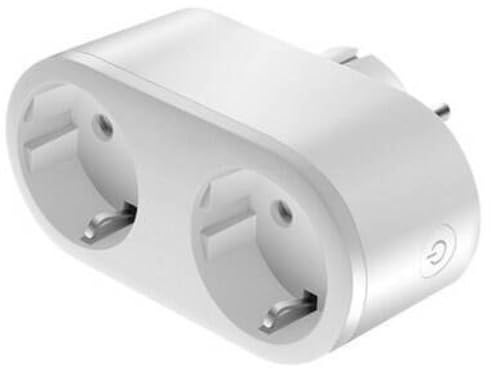 Enchufe Inteligente Smart Doble 2x16a Wifi Blanco