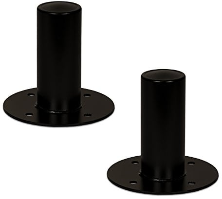 Goldwood Speaker Stand Top Hat 2 Speaker Cabinet Pole Mount Black (TH45)
