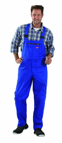 Planam Größe 58 Herren BW 290 Cargo-Latzhose Kornblau Modell 0171