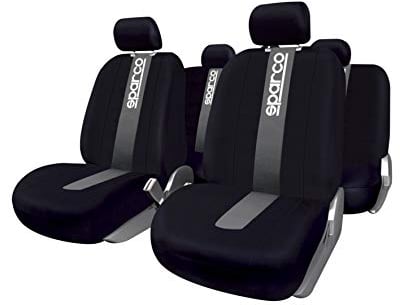 Sparco Sitzbezug Set Sparco schwarz/grau, 40 x 34.5 x 11 cm