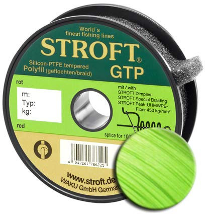 WAKU Schnur STROFT GTP Typ S Geflochtene 250m Gelbgrün S4-0,220mm-10kg