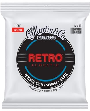 Martin MM12 Retro Monel Acoustic Guitar Strings